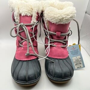 Cat & Jack Pink and Gray Kids Boots